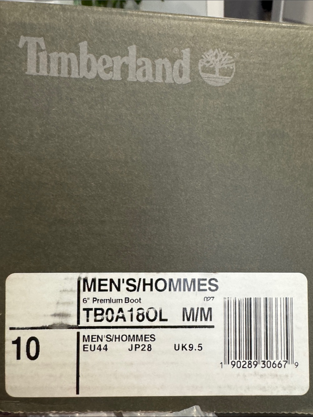 Timberland Men’s White Leather Lug Sole Boots - Picture 2 of 3